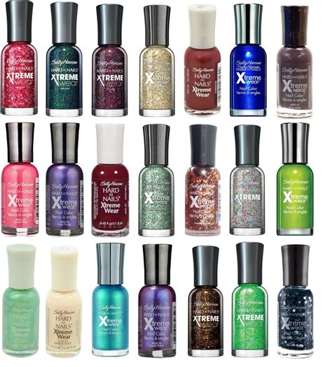 sally hansen hard as nails nail polish colors